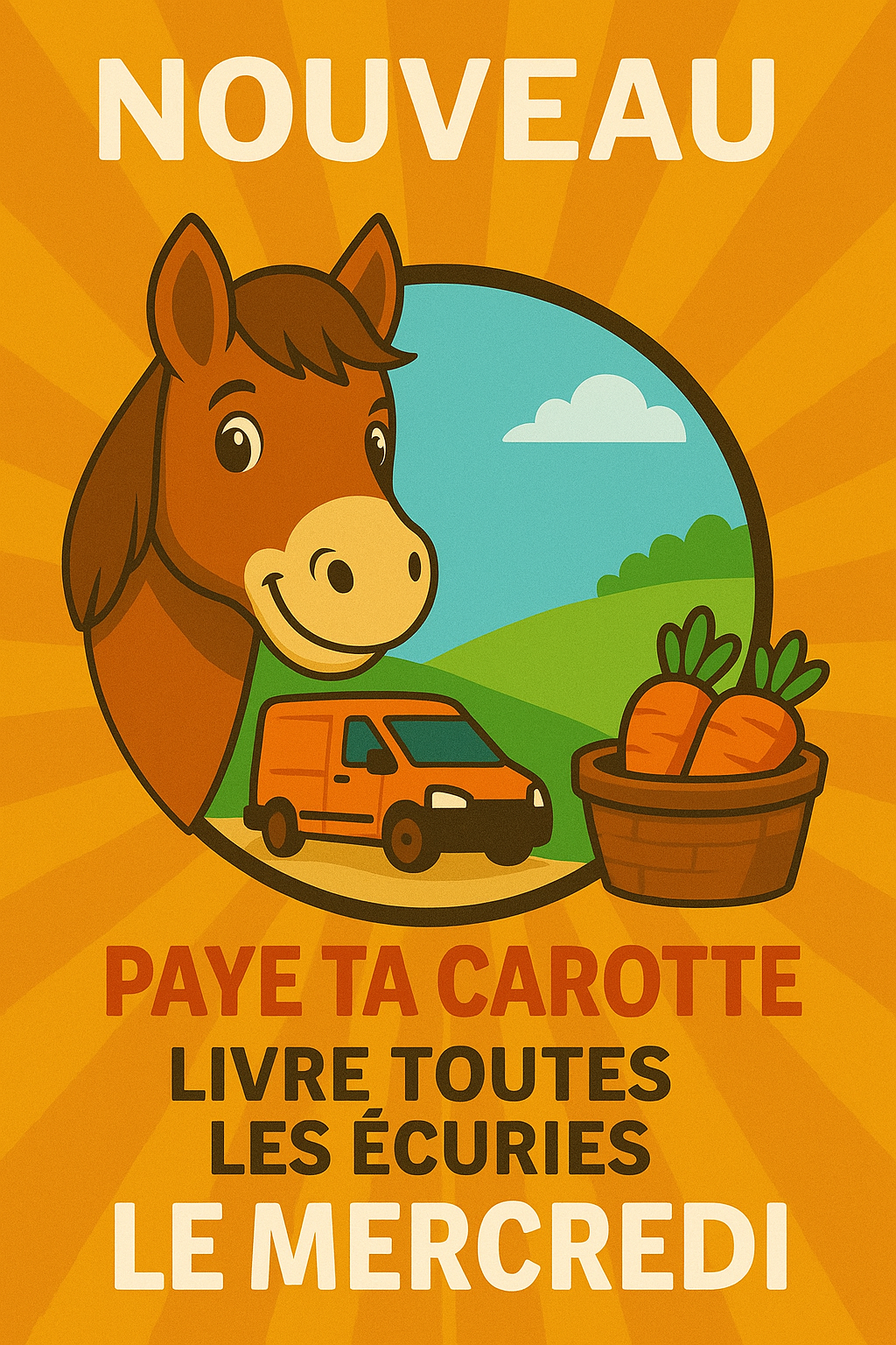 Carottes (livraison écuries)